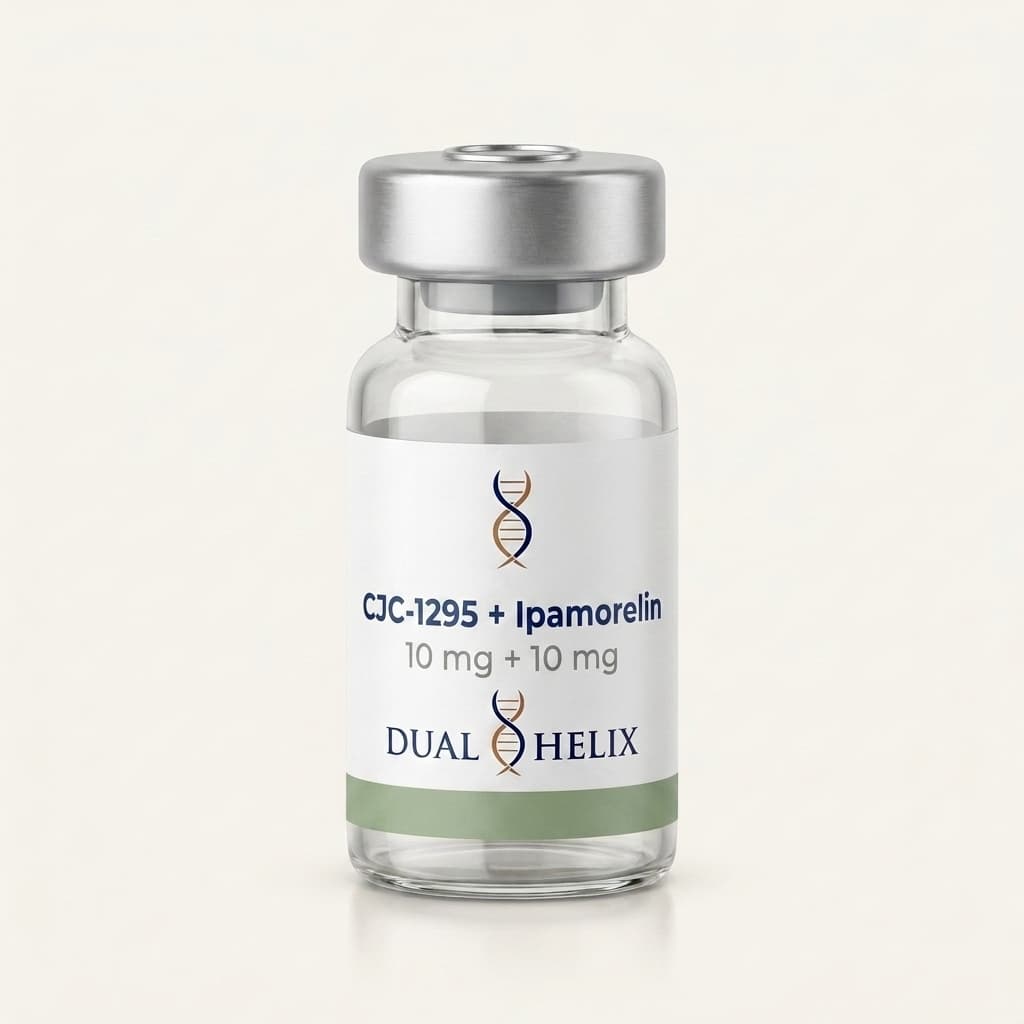Branded CJC-1295 and Ipamorelin research vial