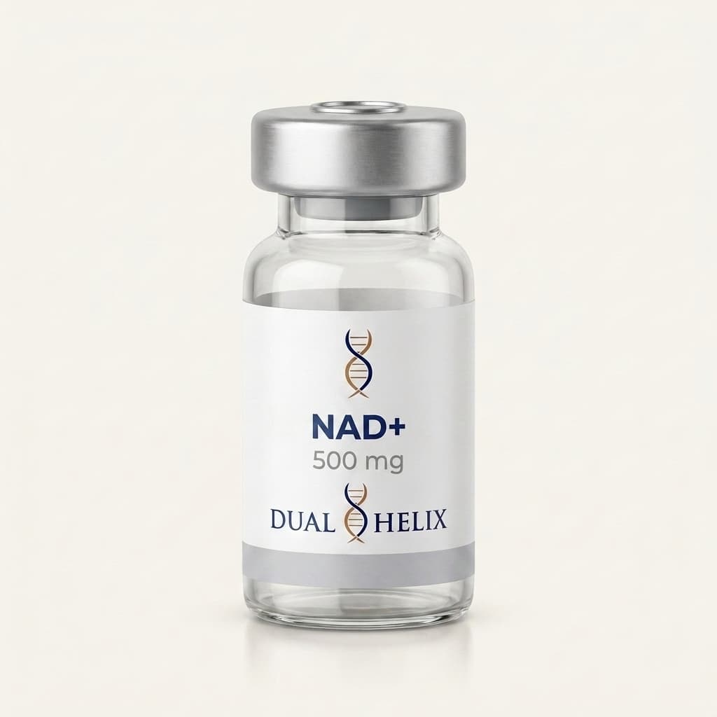 Branded NAD+ research vial